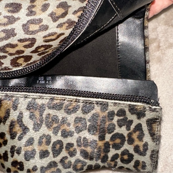 Preston & York Delores Gray Blue Leopard Print Ankle Boots Size 7.5 - Picture 14 of 14